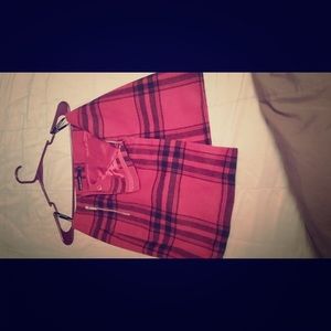 Karen Millian plaid skirt
